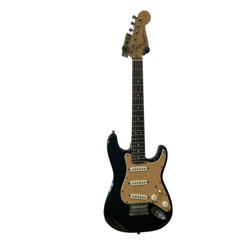 Vist Large View of Product Image Which is Used Squier STRAT MINI S Type Electric Guitar Black 6-String