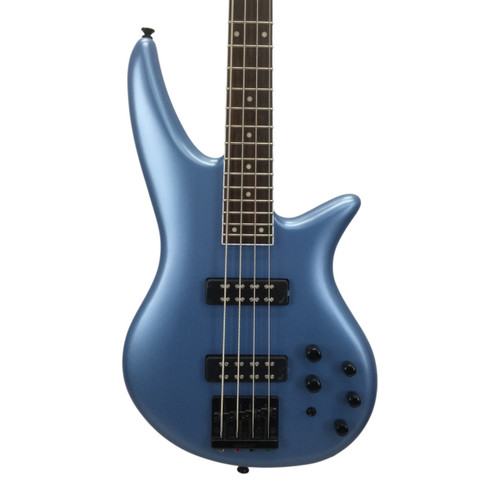 Vist Large View of Product Image Which is Used Jackson X Series Spectra IV Bass Guitar Blue 4-String