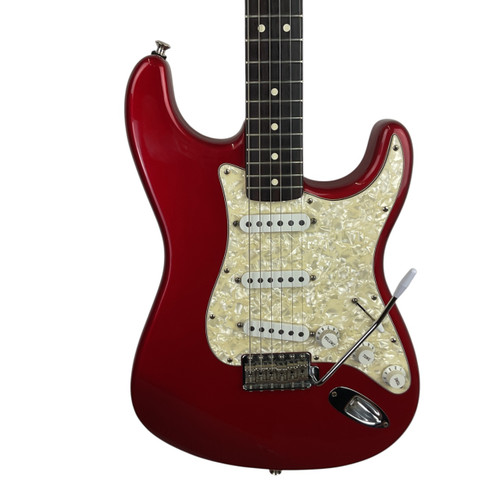 Vist Large View of Product Image Which is Used Fender DELUXE POWERHOUSE STRAT S Type Electric Guitar Red 6-String
