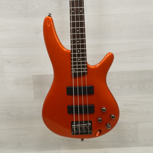 Vist Large View of Product Image Which is Used Ibanez SR300 Bass Guitar Orange