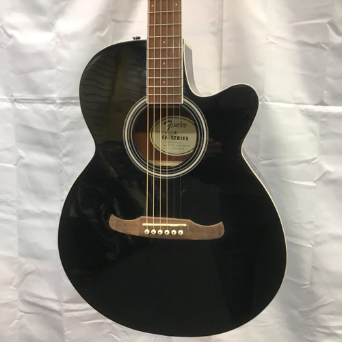 Vist Large View of Product Image Which is Used Fender FA-135CE Laminate Top Acoustic Guitar Black