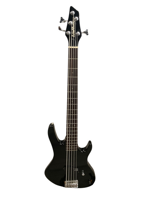Vist Large View of Product Image Which is Used Washburn XB100 Vintage P Type Bass Guitar Black 5-String