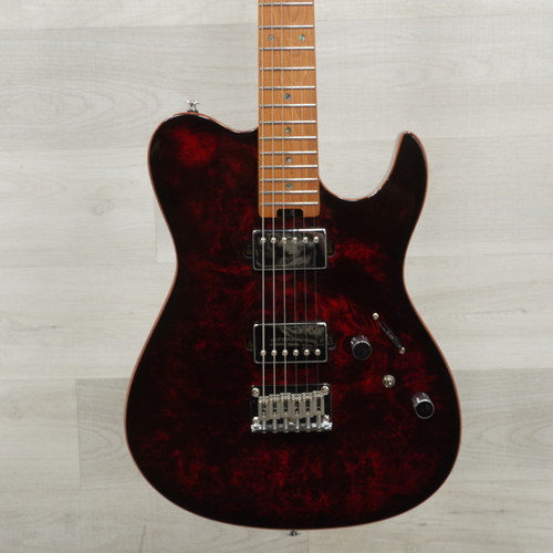 Vist Large View of Product Image Which is Used Volgoa Electric Guitar Electric Guitar Burl Wood