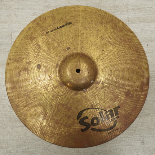 Vist Large View of Product Image Which is Used Solar Crash / Ride Cymbal 18 - Inch