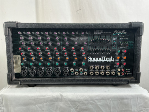 Vist Large View of Product Image Which is Used Soundtech MM10SD MEGAMIX POWERED MIXER Powered Mixing Head