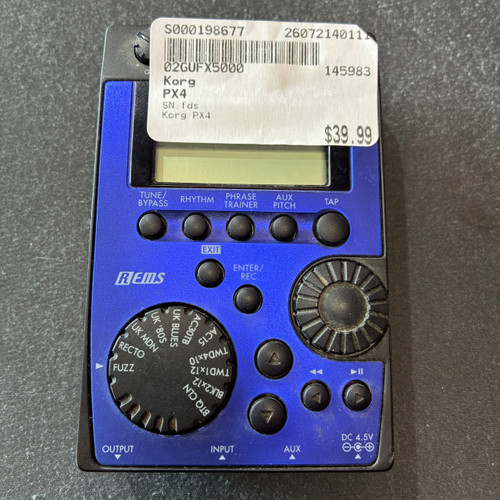 Vist Large View of Product Image Which is Used Korg PX4 Multi-FX Pedal