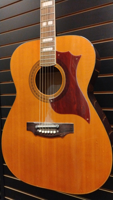 Vist Large View of Product Image Which is Used ENSENADA FG-43 Vintage Solid Top Acoustic Guitar Wood