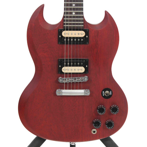 Vist Large View of Product Image Which is Used Gibson SGJ 120TH ANNIVERSARY SG Type Electric Guitar Red 6-String