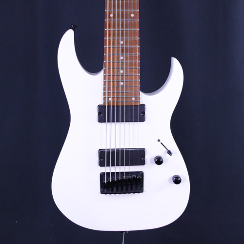 Vist Large View of Product Image Which is Used Ibanez RG8 8 STRING Modern Metal Electric Guitar White 8-String