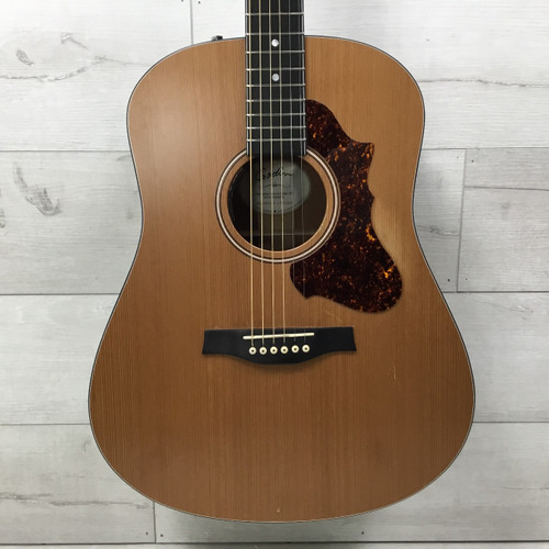Vist Large View of Product Image Which is Used Godin Metropolis Cedar EQ Solid Top Acoustic/Electric Guitar Natural