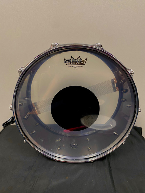 Vist Large View of Product Image Which is Used Mapex ARMORY STEEL SHELL SNARE Metal Snare Drum 14"