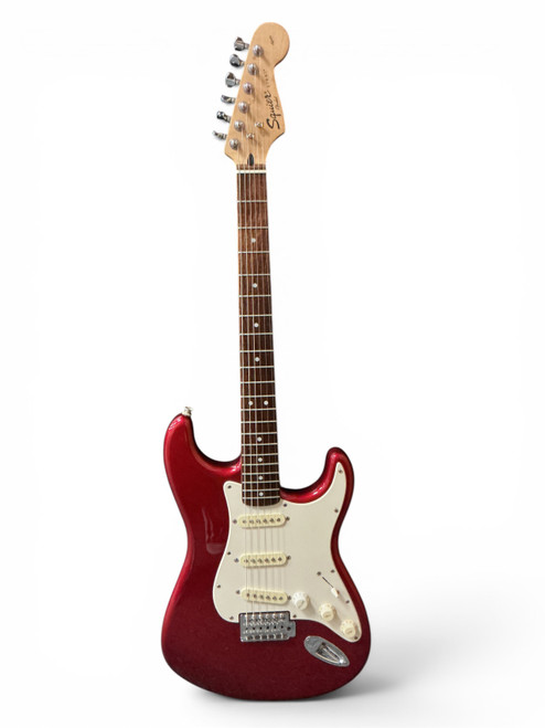 Vist Large View of Product Image Which is Used Squier AFFINITY STRAT S Type Electric Guitar Red 6-String