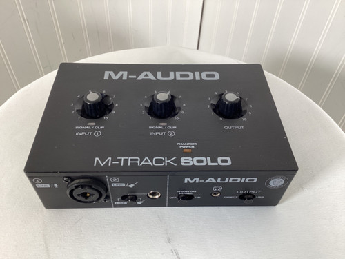 Vist Large View of Product Image Which is Used M-Audio M TRACK SOLO Computer Interface 1 A/D Recording Inputs