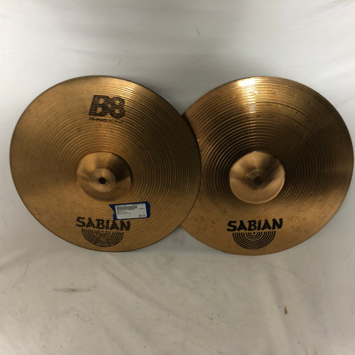 Vist Large View of Product Image Which is Used Sabian B8 HI HATS Hi Hat Cymbals 14"