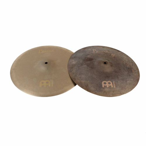 Vist Large View of Product Image Which is Used Meinl BYZANCE VINTAGE SAND HATS 14 Hi Hat Cymbals 14"