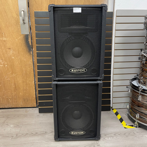 Vist Large View of Product Image Which is Used - Kustom KPC12 PAIR Passive Full Range Speaker Cabinets