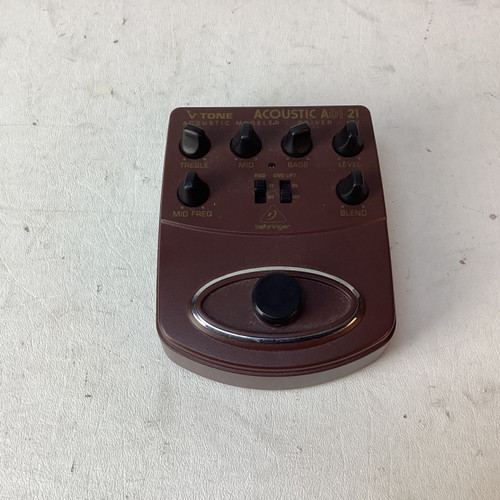 Vist Large View of Product Image Which is Used Behringer V-TONE ACOUSTIC ADI21 Modulation Filter Pedal