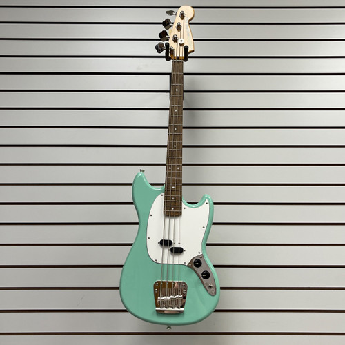 Vist Large View of Product Image Which is Used Squier CLASSIC VIBE MUSTANG BASS B-STOCK Bass Guitar Green 4-String