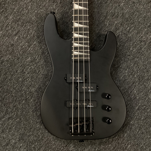 Vist Large View of Product Image Which is Used Jackson JS1X MINION BASS Bass Guitar Black 4-String