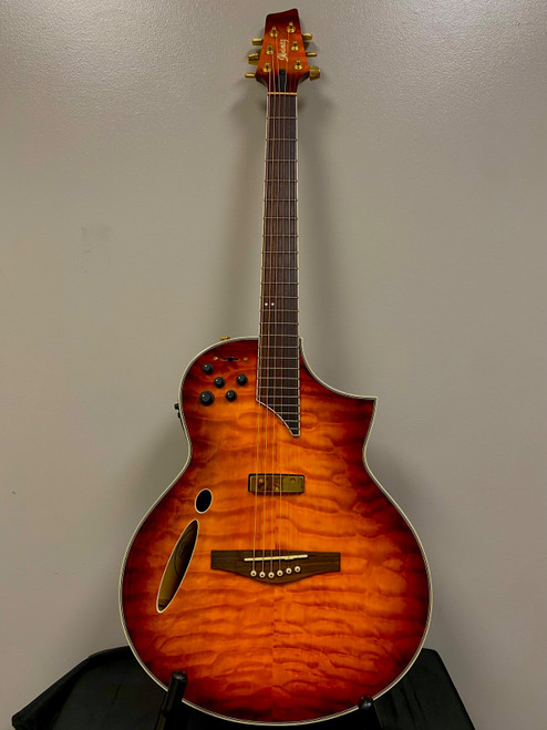 Vist Large View of Product Image Which is Used Ibanez 2008 MONTAGE MSC650-VV-1201 ACOUSTIC Solid Top Acoustic Guitar Sunburst