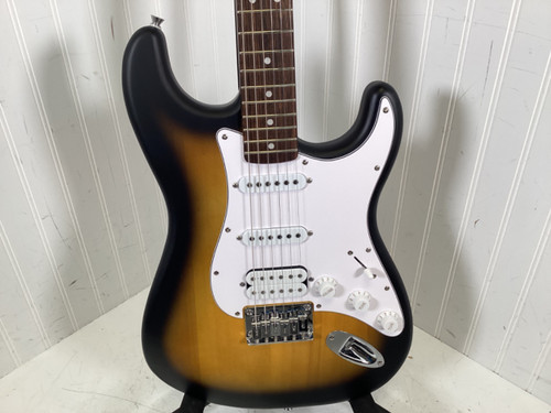 Vist Large View of Product Image Which is Used Squier DEBUT STRATOCASTER S Type Electric Guitar Sunburst 6-String