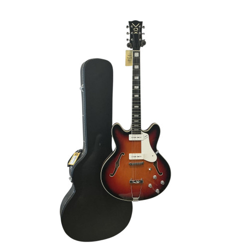 Vist Large View of Product Image Which is Used Vox BC-V90 BOBCAT WHSC Semi-Hollow Electric Guitar Cherry Sunburst 6-String