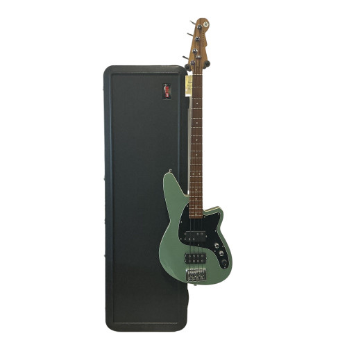 Vist Large View of Product Image Which is Used Reverend MERCALLI 4 W/OHSC Bass Guitar Blue 4-String