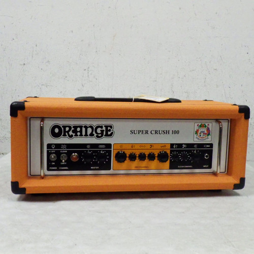 Vist Large View of Product Image Which is Used Orange SUPER CRUSH 100 HEAD Rackmount Tube Amplifier Head