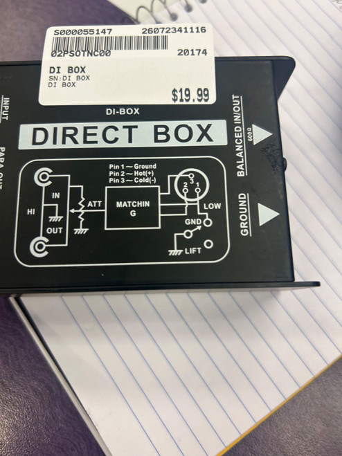 Vist Large View of Product Image Which is Used DI BOX Pro Sound Product