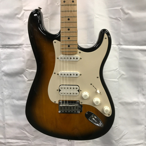 Vist Large View of Product Image Which is Used Squier STANDARD SERIES HSS STRATOCASTER S Type Electric Guitar Sunburst 6-String