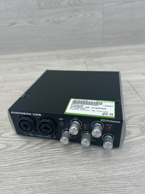 Vist Large View of Product Image Which is Used Presonus AUDIOBOX USB INTERFACE Computer Interface 2 A/D Recording Inputs