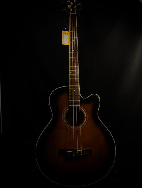 Vist Large View of Product Image Which is Used Ibanez AEB-10E Acoustic Bass Guitar Tobacco Sunburst 4-String