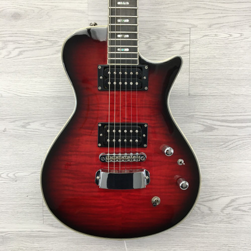 Vist Large View of Product Image Which is Used Hagstrom ULTRA SWEDE LP Type Electric Guitar Red 6-String