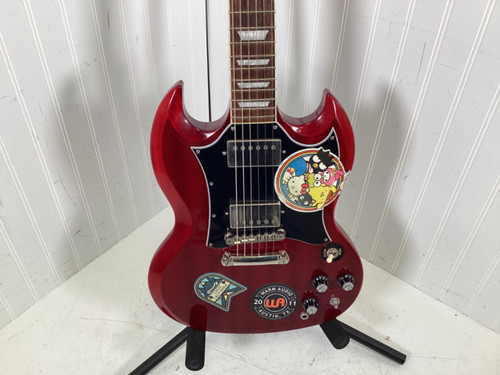 Vist Large View of Product Image Which is Used Epiphone SG G400 SG Type Electric Guitar Red 6-String