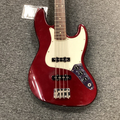 Vist Large View of Product Image Which is Used Fender STANDARD JAZZ BASS MIM J Type Bass Guitar Red 4-String