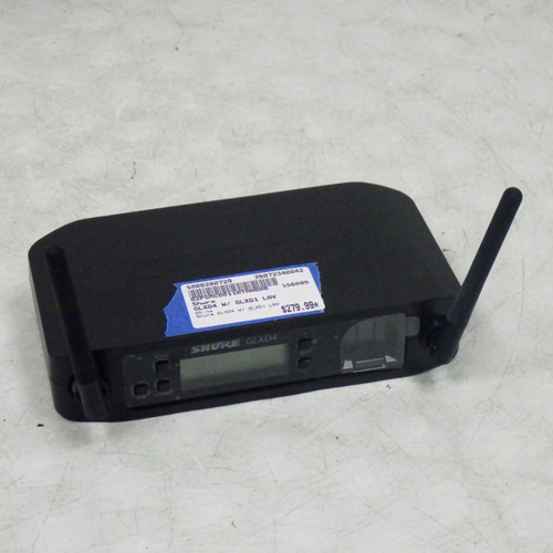 Vist Large View of Product Image Which is Used Shure GLXD4 W/ GLXD1 LAV Wireless Microphone