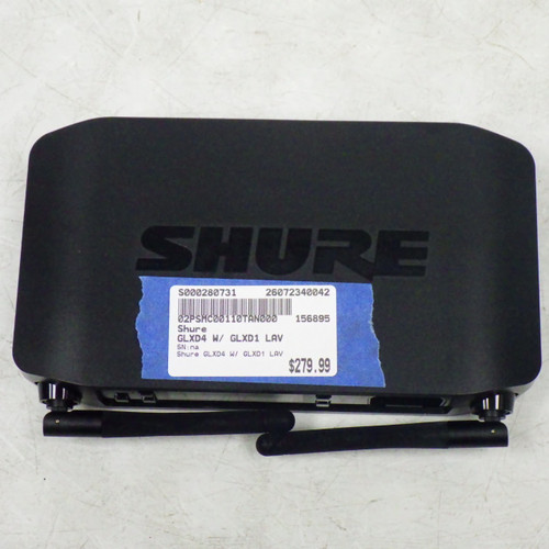 Vist Large View of Product Image Which is Used Shure GLXD4 W/ GLXD1 LAV Wireless Microphone