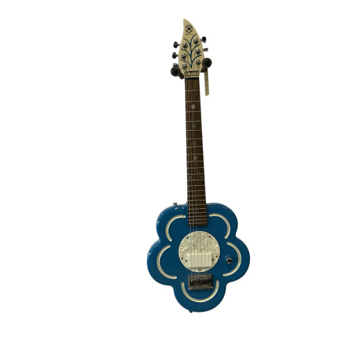Vist Large View of Product Image Which is Used Daisy Rock DEBUTANTE FLOWER Electric Guitar Blue 6-String