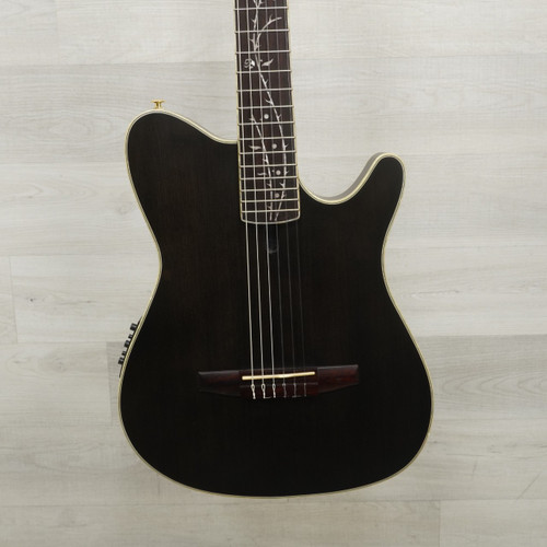 Vist Large View of Product Image Which is Used Ibanez TOD10N Tim Henson Solid Top Acoustic Guitar Black