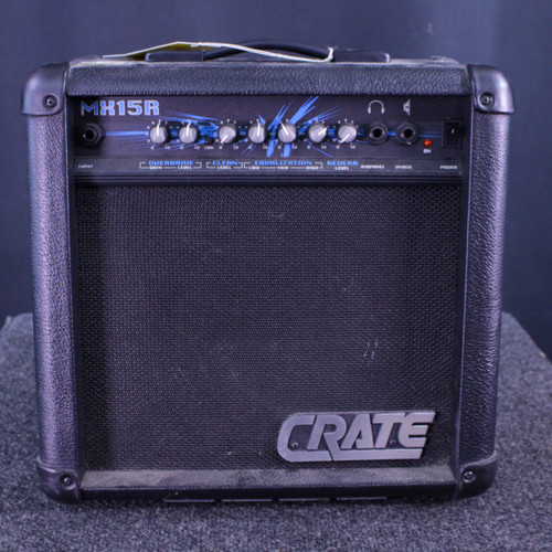 Vist Large View of Product Image Which is Used Crate MX15R PRACTICE AMP 1 x 8 Solid State Amplifier 1 x 8