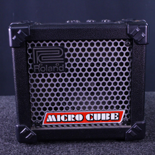Vist Large View of Product Image Which is Used Roland MICRO CUBE AS-IS 1 x 5 Solid State Amplifier 1 x 5