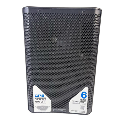 Vist Large View of Product Image Which is Used QSC CP8 8-Inch 1000-Watt Powered PA Speaker