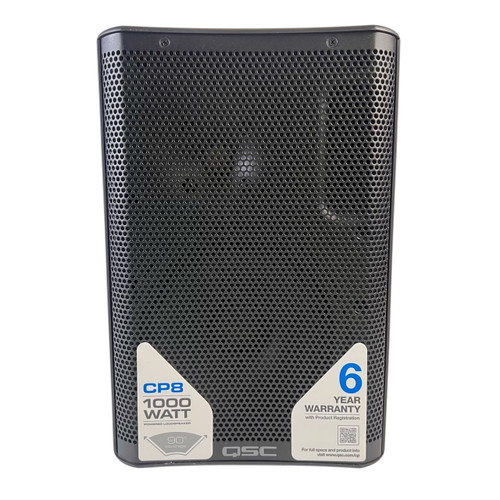 Vist Large View of Product Image Which is Used QSC CP8 8-Inch 1000-Watt Powered PA Speaker