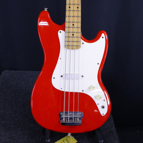 Vist Large View of Product Image Which is Used Squier AFFINITY BRONCO BASS Bass Guitar Red 4-String