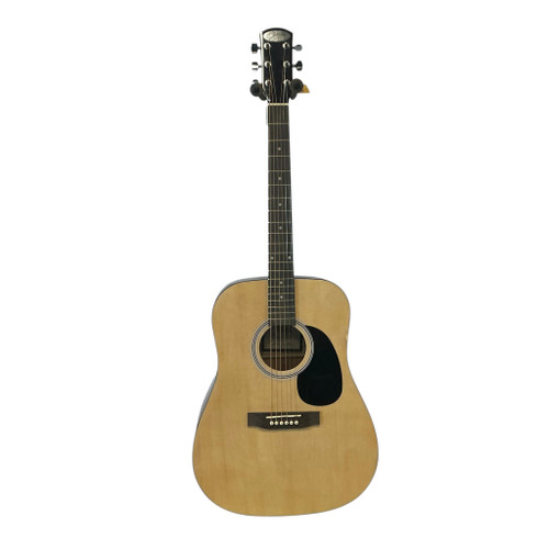 Vist Large View of Product Image Which is Used Johnson JG-555-N Laminate Top Acoustic Guitar Natural