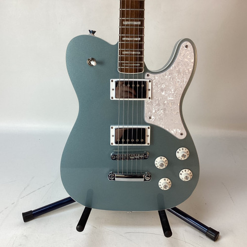 Vist Large View of Product Image Which is Used Squier PARANORMAL TROUBLEMAKER HH T Type Electric Guitar Blue 6-String