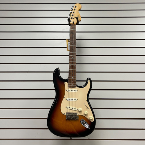 Vist Large View of Product Image Which is Used Squier STANDARD STRATOCASTER MODDED S Type Electric Guitar Sunburst 6-String