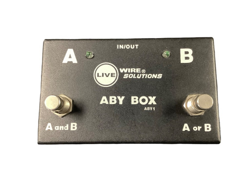 Vist Large View of Product Image Which is Used Live Wire Solutions ABY Guitar Effects Pedal