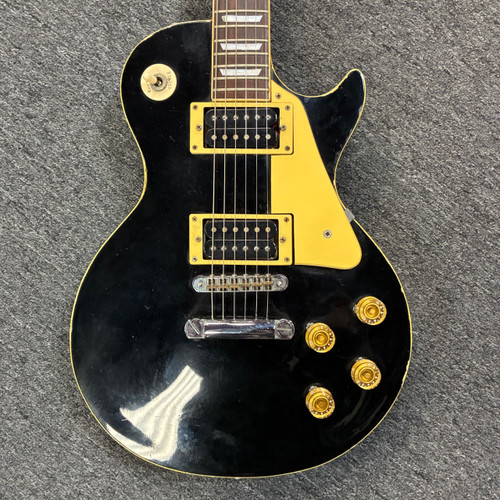 Vist Large View of Product Image Which is Used Memphis LP Vintage LP Type Electric Guitar Black 6-String