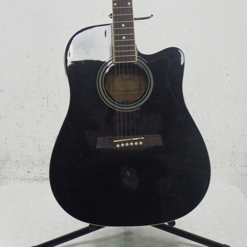 Vist Large View of Product Image Which is Used Ibanez V70CE   Acoustic Guitar Black